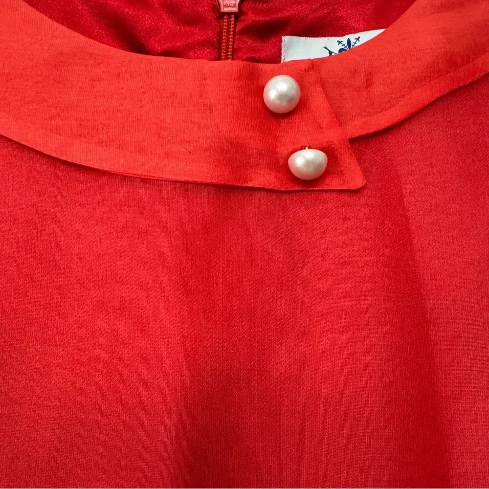 Florence Fancy Holiday Red Libby Dress size 12